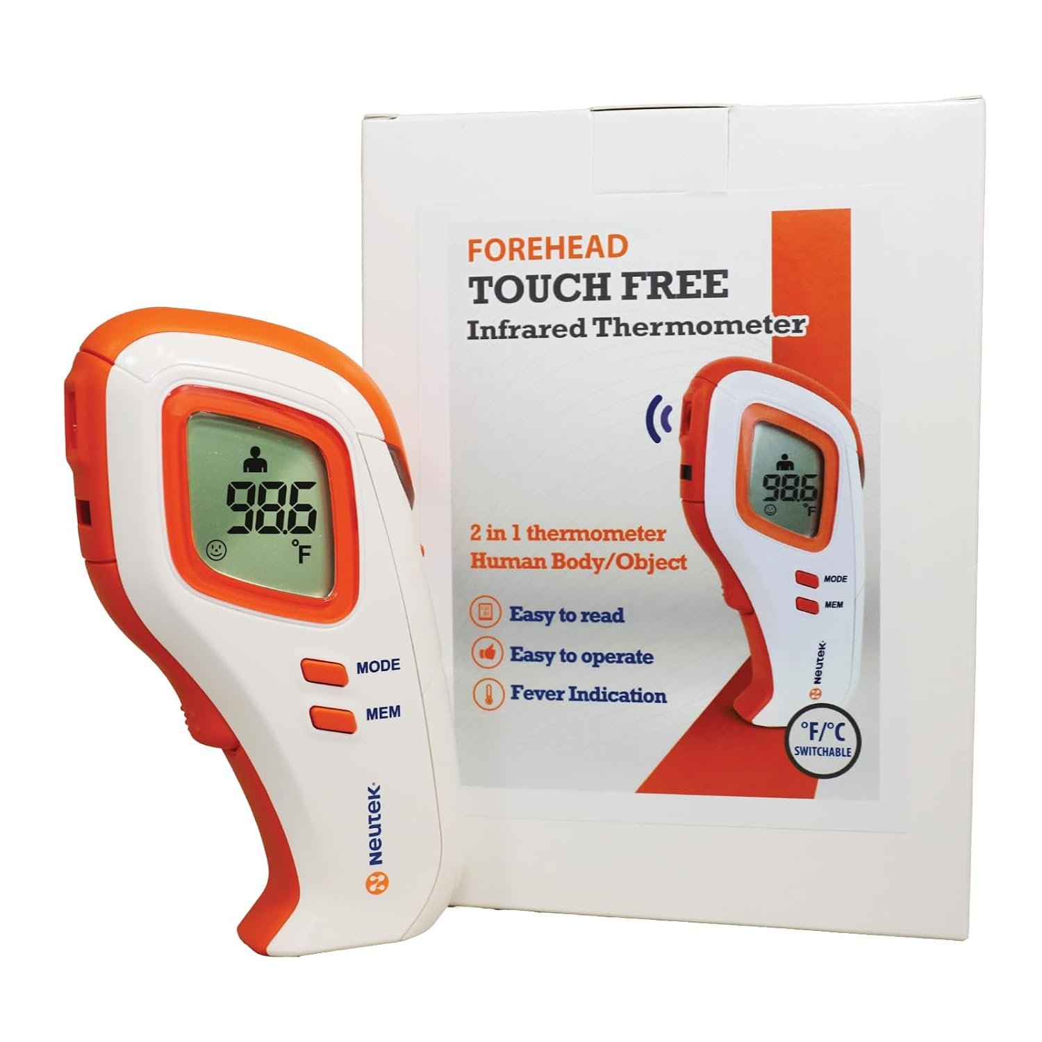 Veridian Touch-Free Forehead Infrared Thermometer