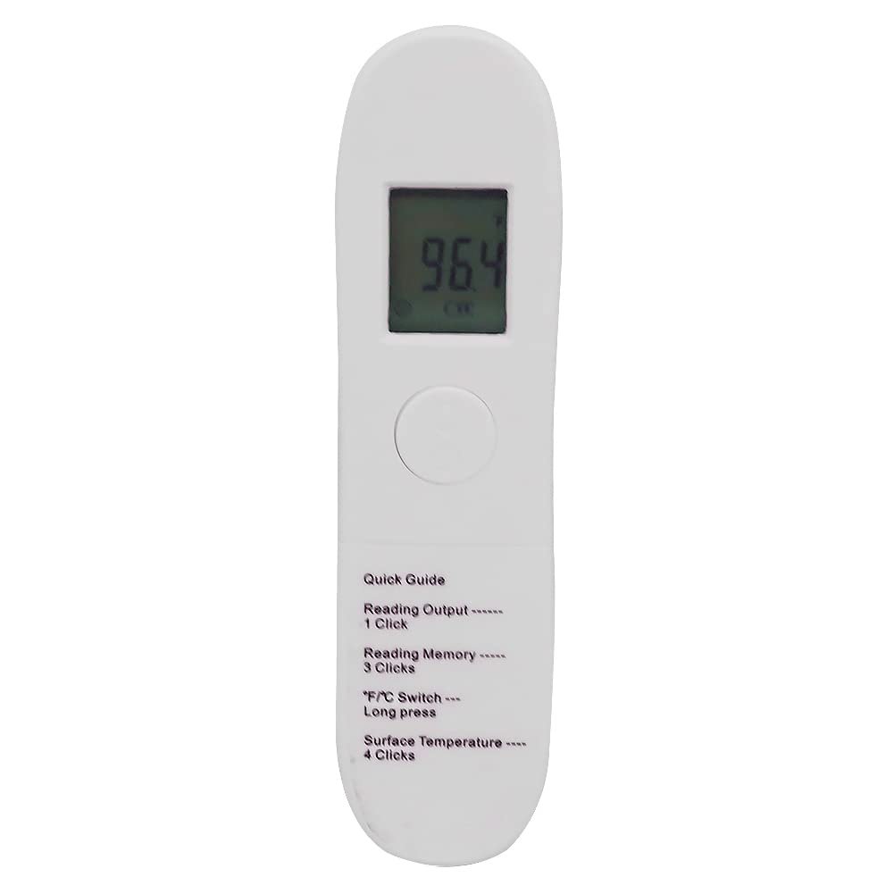 No-Touch Forehead Thermometer, LCD Digital Infrared for Adults