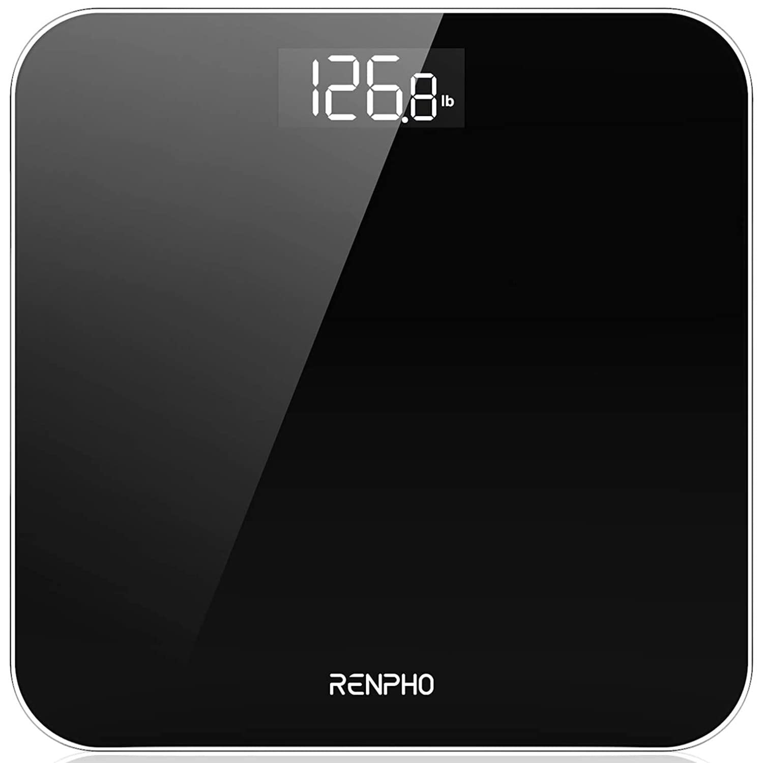 RENPHO Digital Bathroom Scale for Body Weight, 400lbs, LED Display, Core 1S