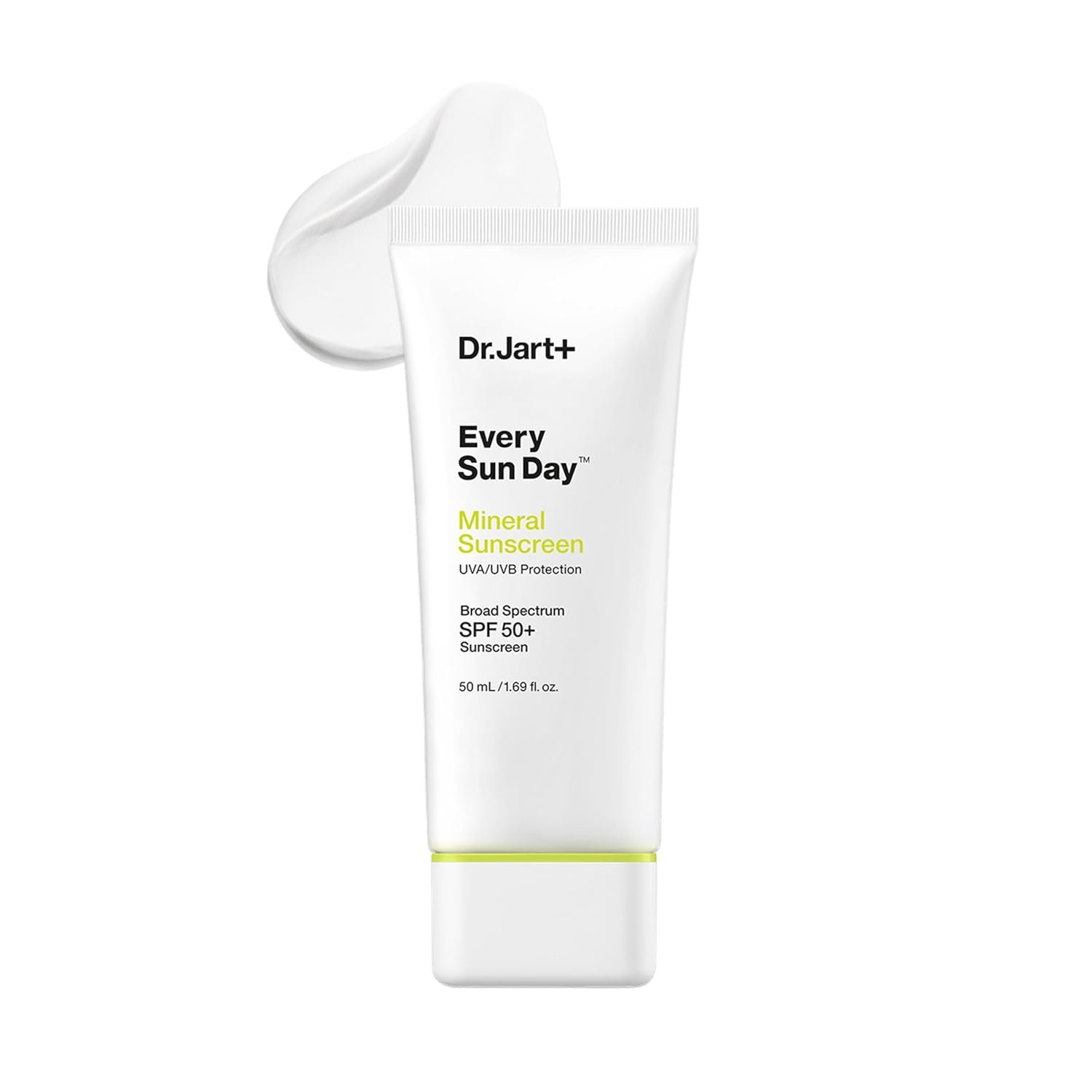 Dr.Jart+ Every Sun Day Mineral Korean Sunscreen SPF 50+ for Face with Zinc Oxide | Korean Skin Care | Travel Size, 1.69 Fl Oz