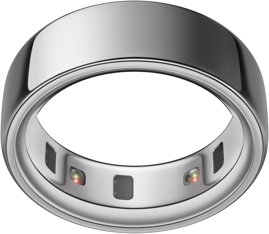 OURA Ring 4 Smart Ring – Silver – Size 8