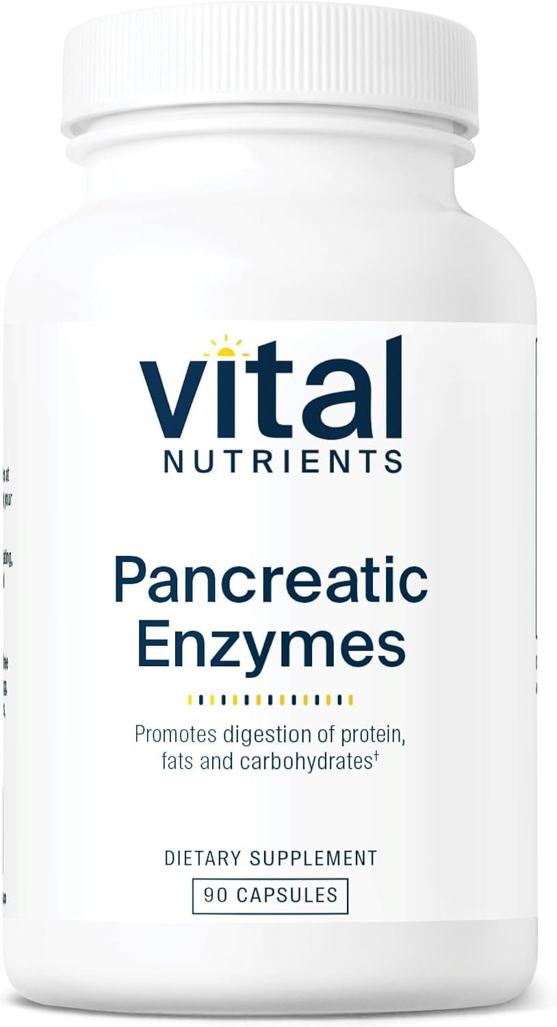 Vital Nutrients Pancreatic Enzymes 1,000mg, 90 Capsules