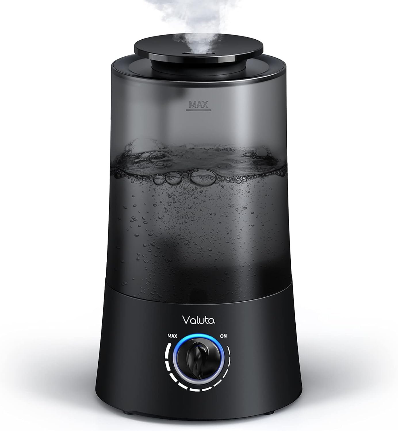 Humidifiers for Bedroom – 4L Cool Mist Humidifier Top Fill Oil Diffuser Quiet Ultrasonic Humidifiers for Home Large Room with Adjustable 360° Rotation Nozzle, Auto Shut-Off, Humidifiers for Baby
