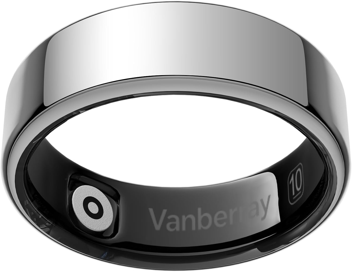 2026 Smart Ring For Women & Men, Sleep Health Fitness Tracker, Silver 8