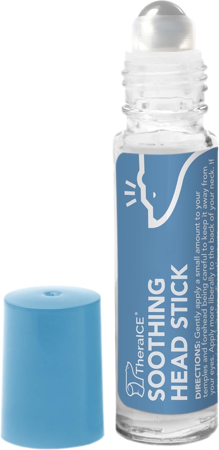 TheraICE Organic Soothing Head Stick 10 ml Essential Oil Roll on Reief