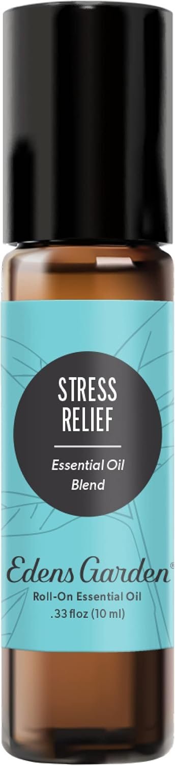 Edens Garden Stress Relief 100% Pure Essential Oil Blend Roll-On (.33 oz)
