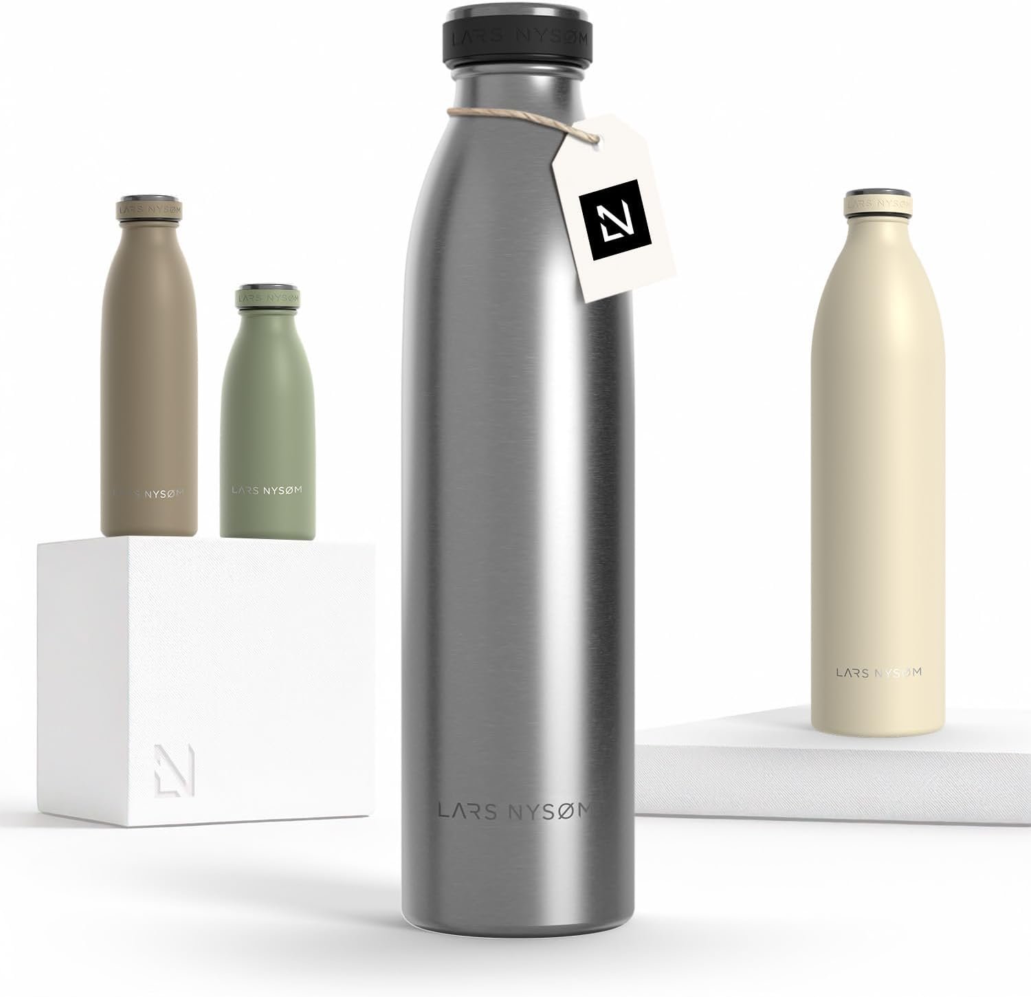 LARS NYSØM Stainless Steel Insulated Water Bottle 25oz Metal Water Bottles