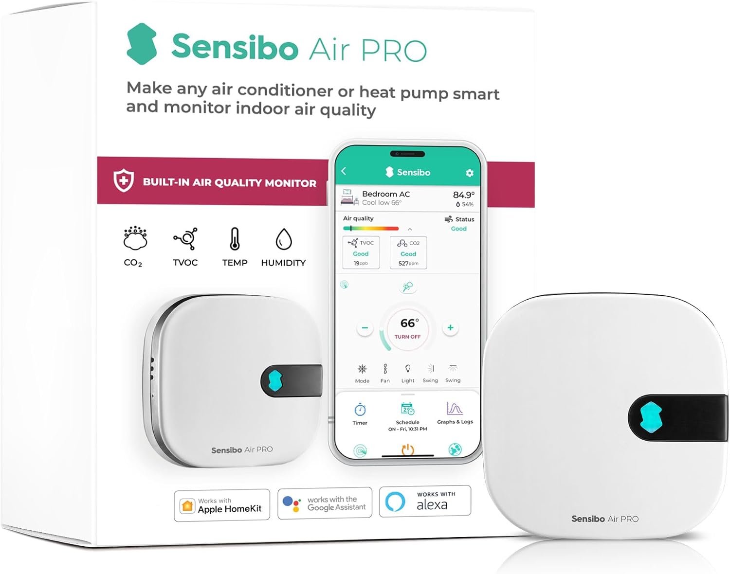 Sensibo Air PRO Smart Controller & Air Quality Sensor