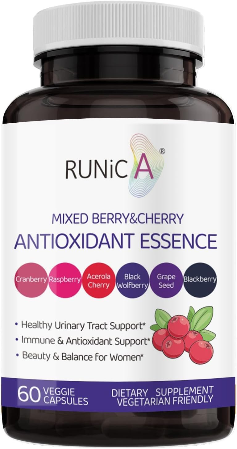 6-in-1 Urinary Tract Support for Women, Cranberry, 60 Vegan Capsules