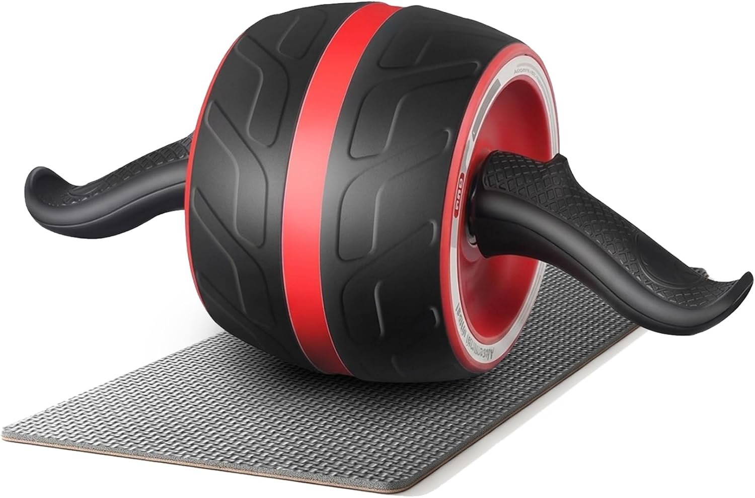 Ab Roller Wheel with Knee Pad, Automatic Rebound Abdominal Exercise Wheel, Portable Core Strength Trainer, Home Gym Abdominal Workout Equipment for Men Women Beginners