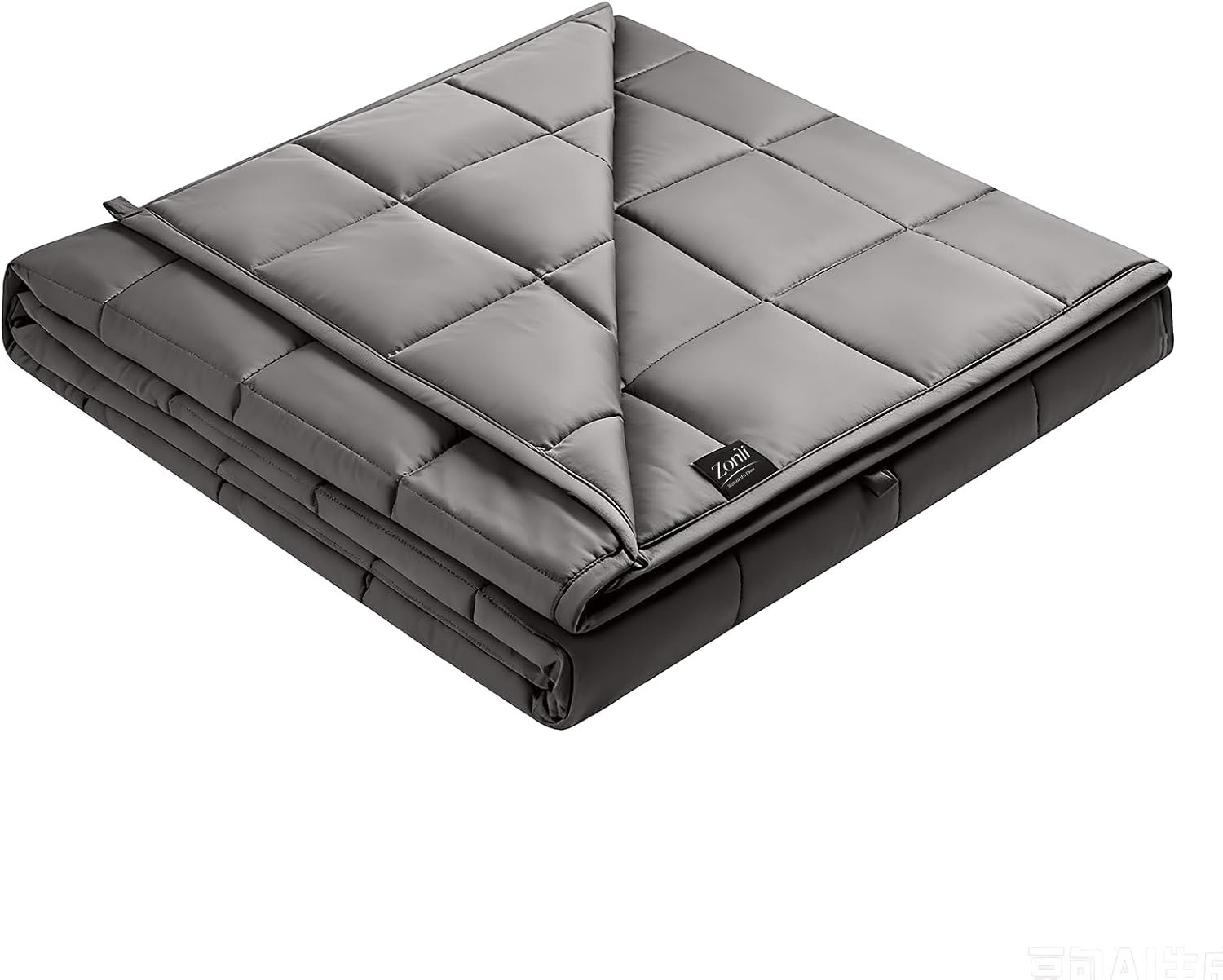 ZonLi Cooling Weighted Blanket for Hot Sleepers, Queen 60″x80″ 20lbs, Grey
