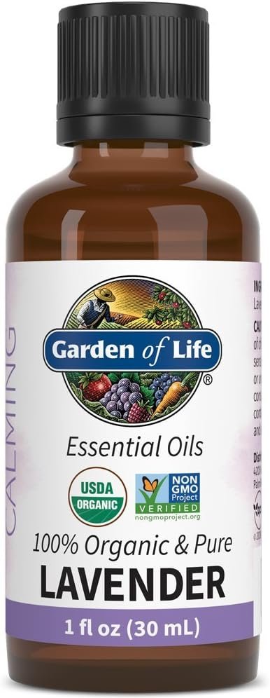 Garden of Life Organic Lavender Essential Oil, USDA Organic, 1 fl oz