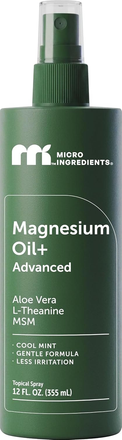 Magnesium Oil+ Advanced Spray for Sleep, Feet & Leg Cramps, 12 fl oz