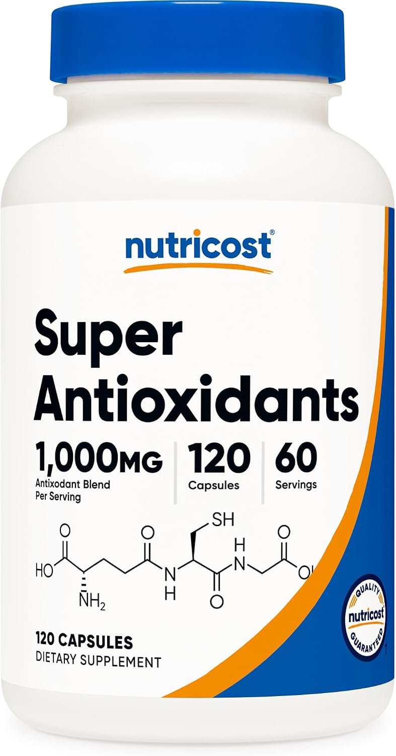 Nutricost Super Antioxidants (1000mg) 120 Capsules, 60 Servings