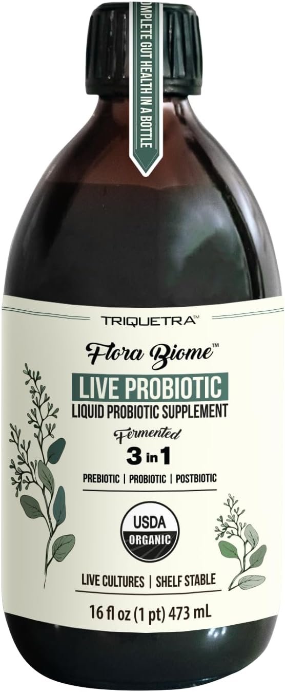 Flora Biome – Organic Live Culture Probiotic, Prebiotic, & Postbiotic