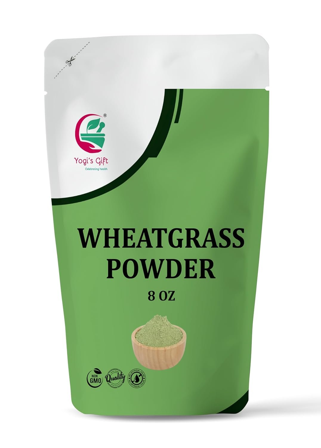 Yogi’s Gift® Wheatgrass Powder 8 oz | Finely Ground Pure Wheat Grass