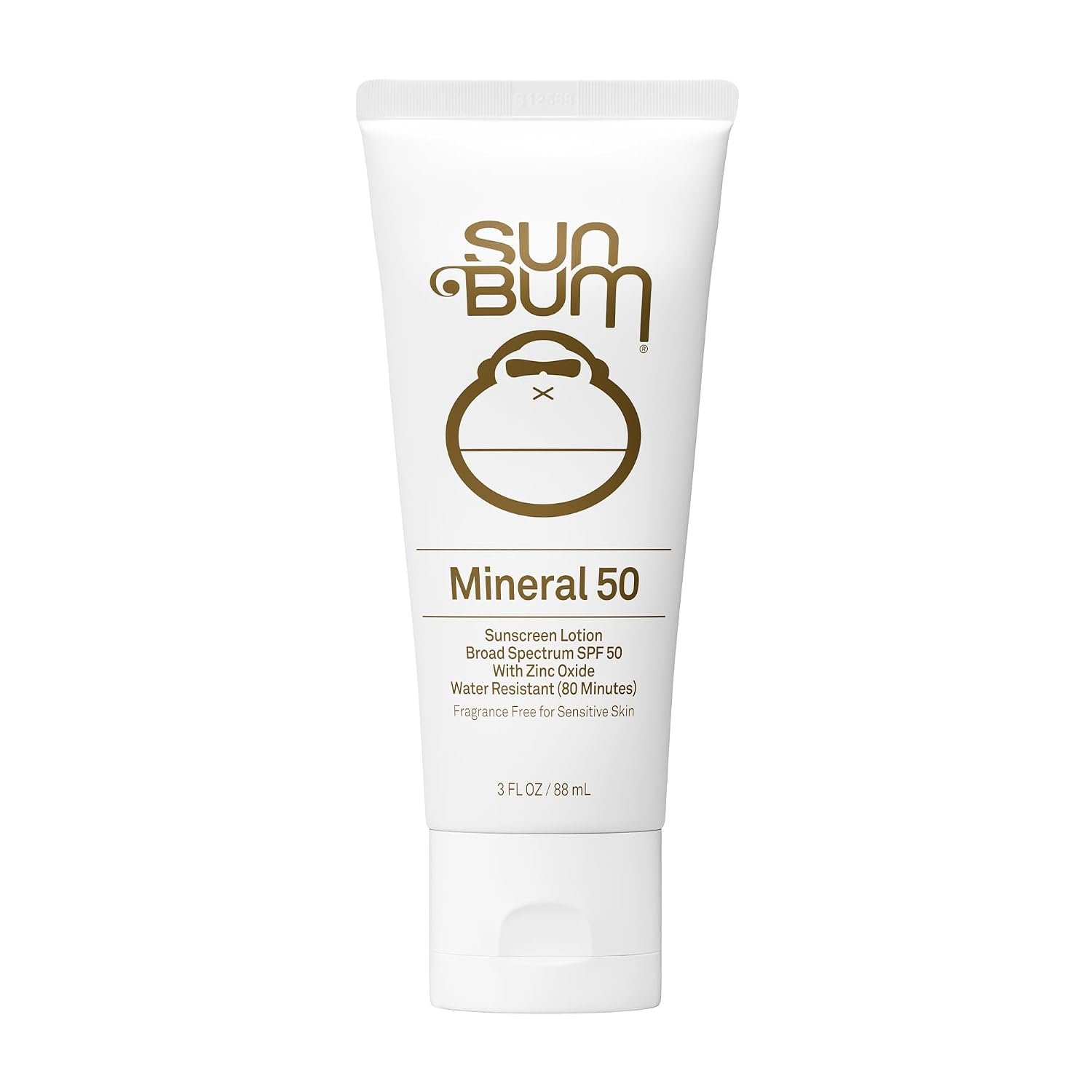 Sun Bum Mineral SPF 50 Sunscreen Body Lotion – Travel Size, 3 oz