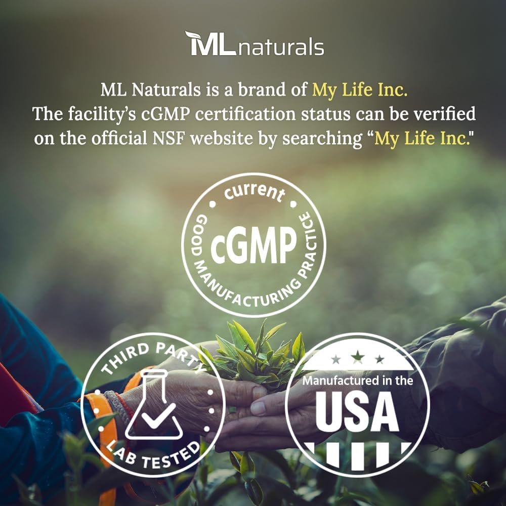 ML Naturals Liposomal Vitamin C 1,700mg, 180 Vegetable Capsules