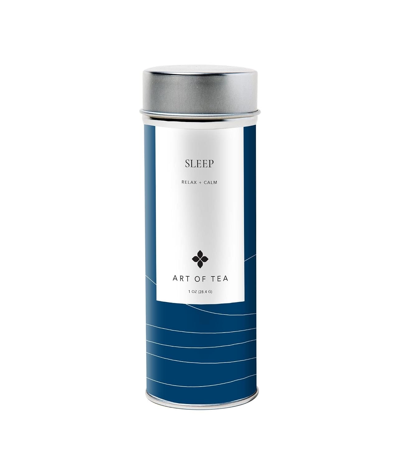 Art of Tea Organic Sleep Tea 1oz Loose Leaf Tea Tin, Chamomile, Spearmint & Valerian Herbal Tea, Caffeine Free Bedtime Tea, Wellness Tea Blend
