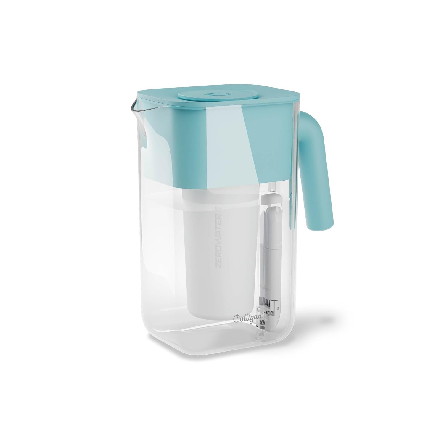 Culligan ZeroWater 10-Cup Pitcher Water Filter Removes PFAS, Aqua​