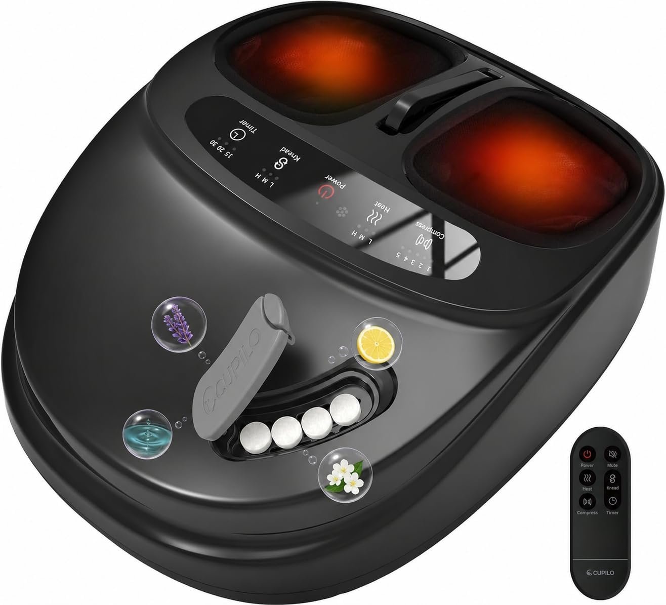 CuPiLo Foot Massager with Heat & Aromatherapy for Neuropathy-2026 Upgraded