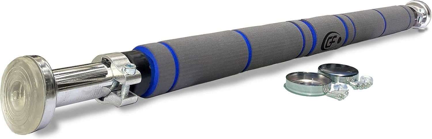 Maximiza Pull Up Bar for Doorway – Adjustable Width Screw-In Chin Up Bar