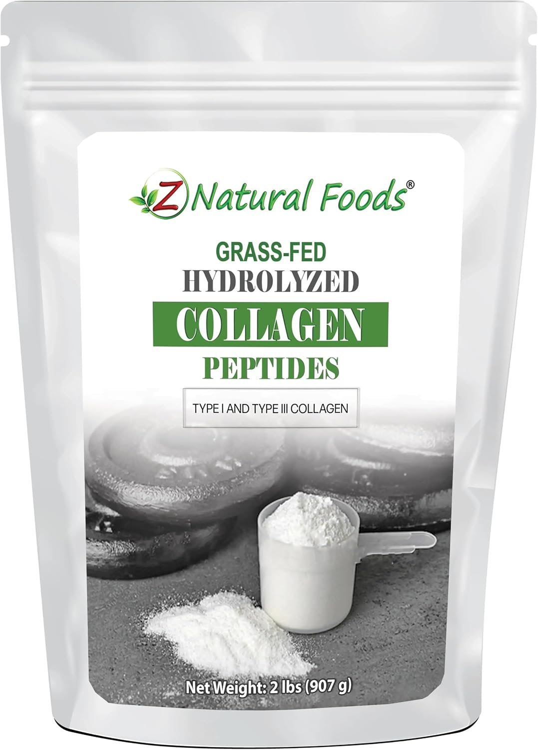 Z Natural Foods Collagen Peptides Powder – Keto & Paleo Friendly, 2 lb