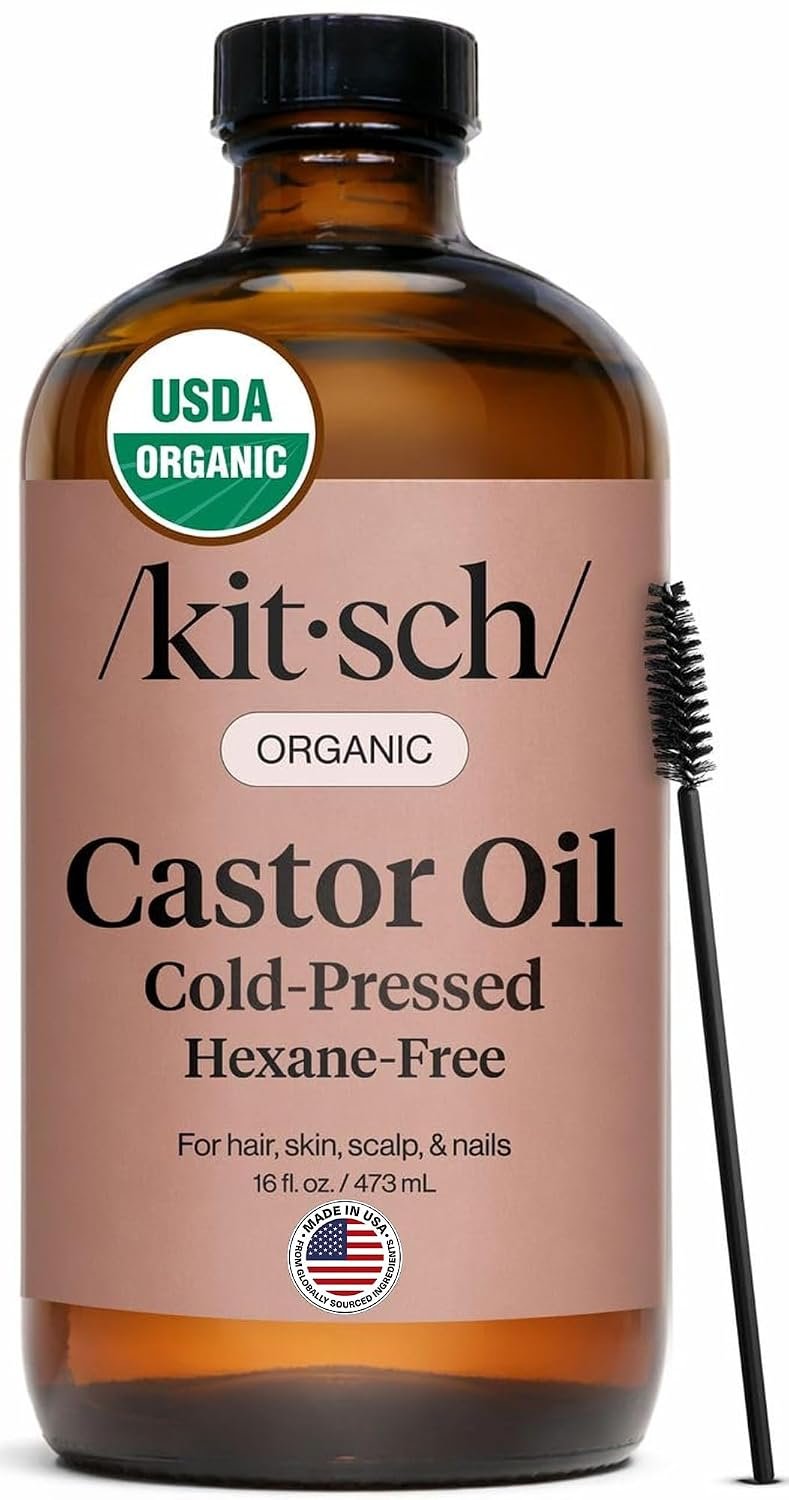 Kitsch 100% Pure Castor Oil Organic Cold Pressed – 16 oz
