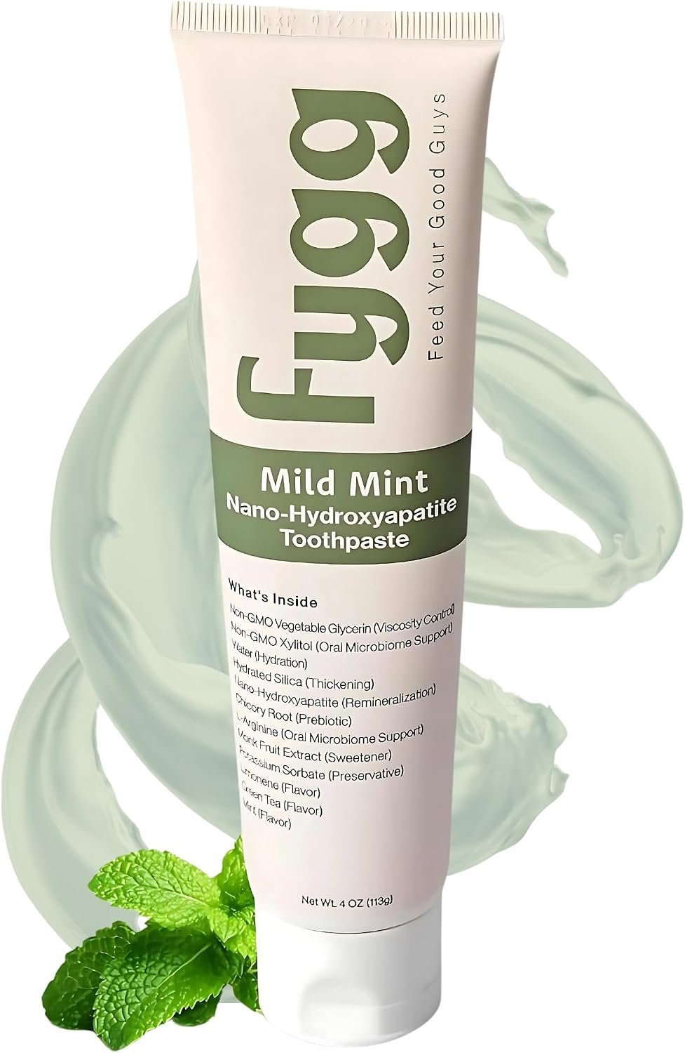 Fygg Fluoride Free Toothpaste, Mild Mint, 4oz
