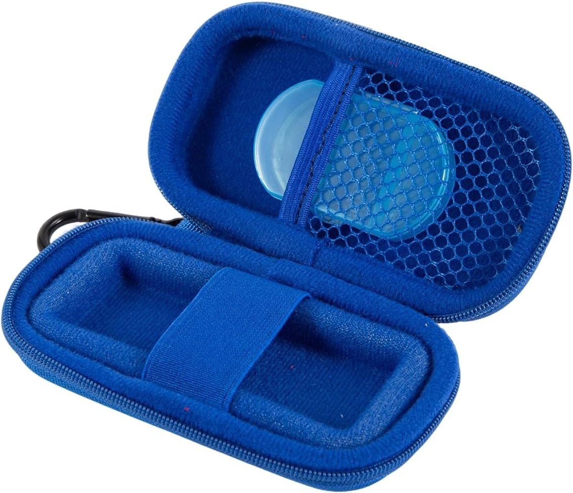 Carrying Case for Kardiamobile EKG Monitor,Hard Shell Case for Kardiamobile 6L 5L,Travel Heart Monitor EKG Protector,Heart Rate Monitor Holder (Blue)