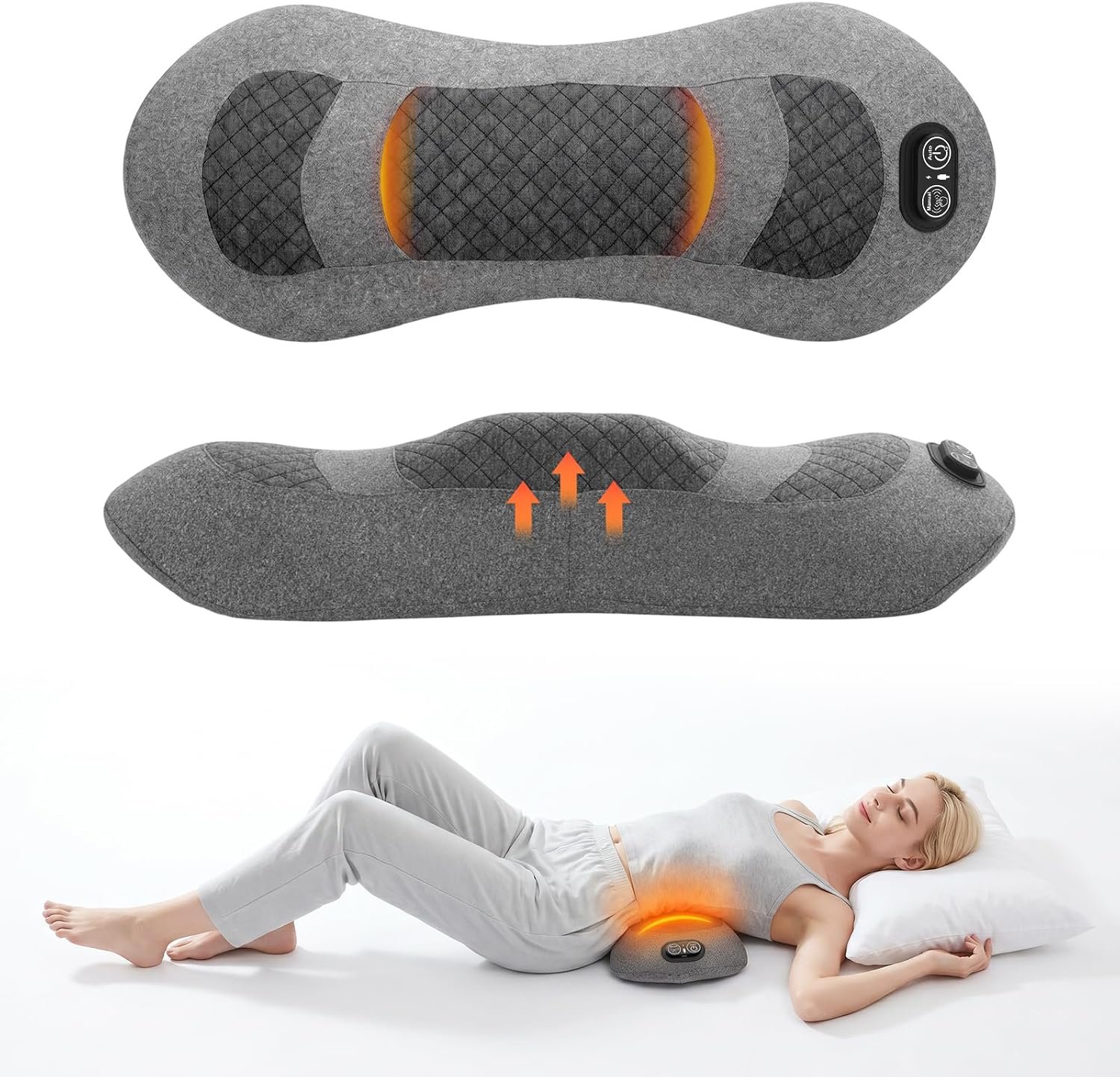 Triple Fusion Back Massager for Lumbar & Spine Decompression