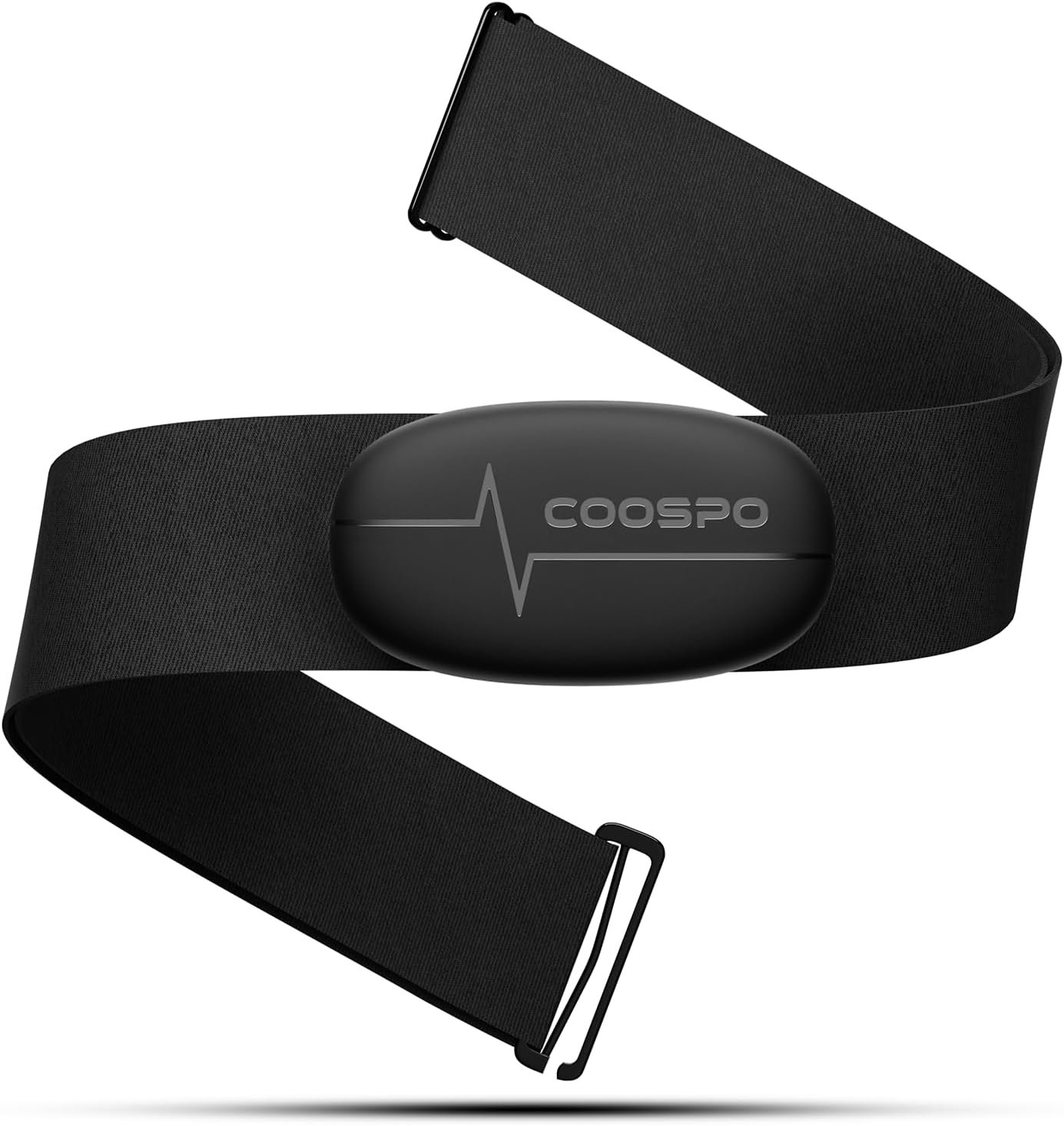 COOSPO Heart Rate Monitor Chest Strap, Bluetooth and ANT+ HRM Sensor, IP67, Compatible with Peloton, Zwift and Fitness Apps for Running and Cycling