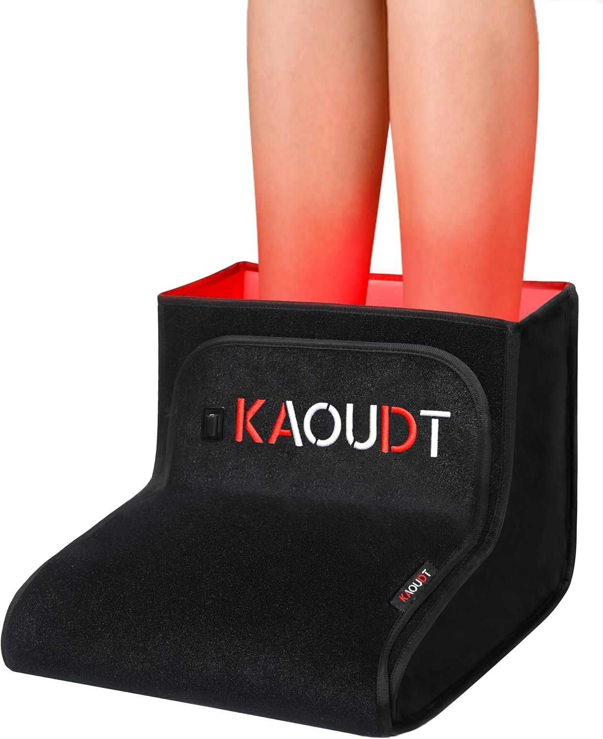 Medical Grade Red Light Therapy for Feet Neuropathy, FSA&HSA, Black