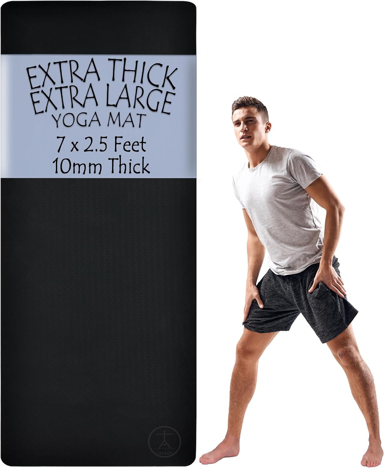 Extra Large Yoga Mat XL, Wide and Long, Extra Thick Non Slip Exercise Mat