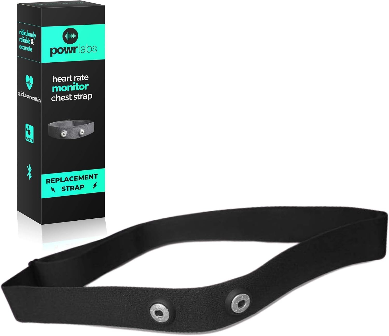 POWR LABS Heart Rate Monitor Replacement Chest Strap