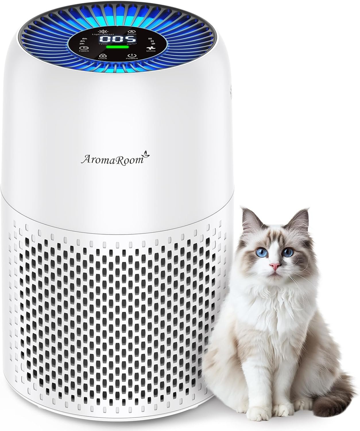AromaRoom Pet Air Purifier Activated Carbon, Traps Pet Odors Hair