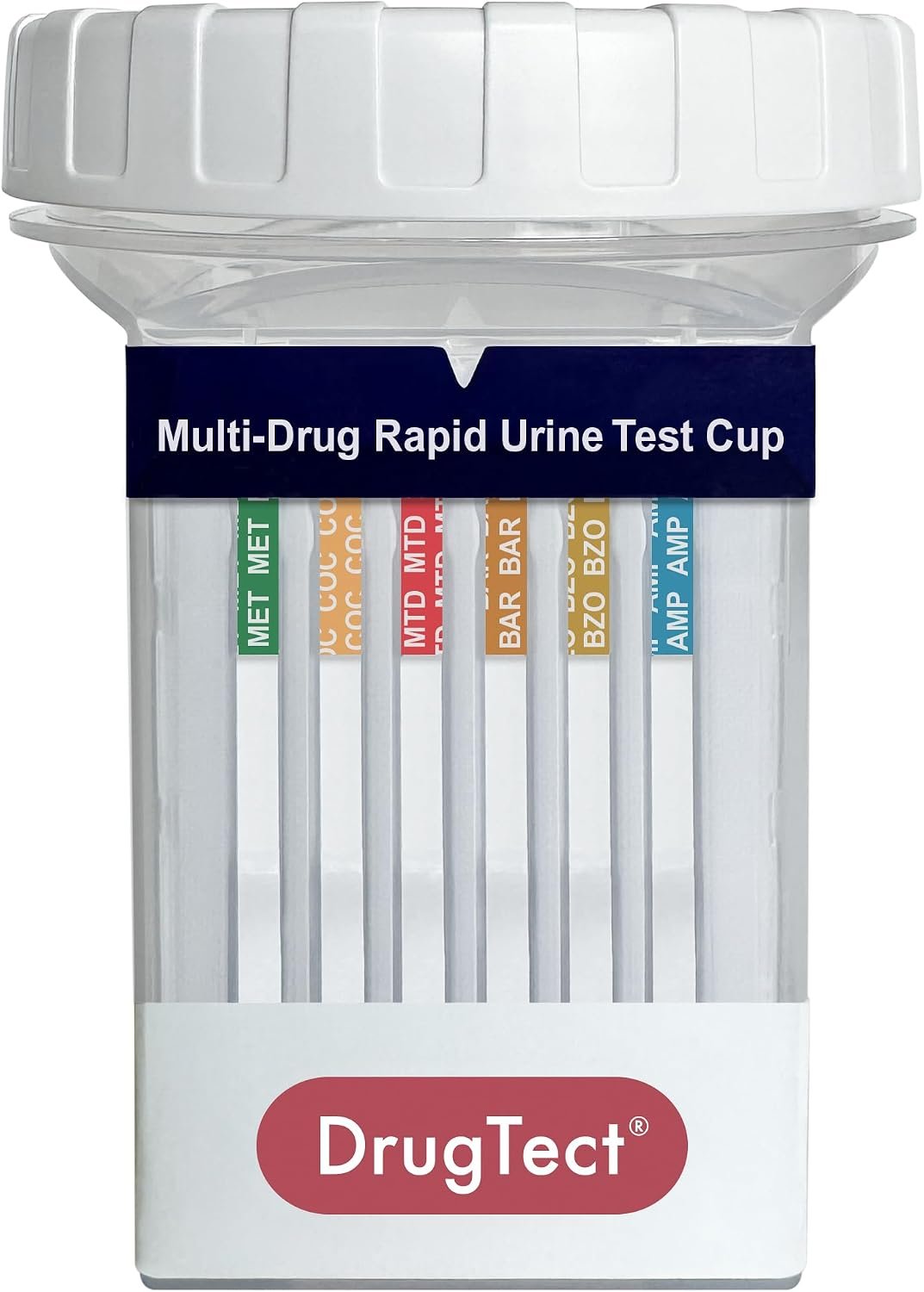 DrugTect 18 Panel Drug Test Cup – CLIA Waived Fentanyl – 5 Pack