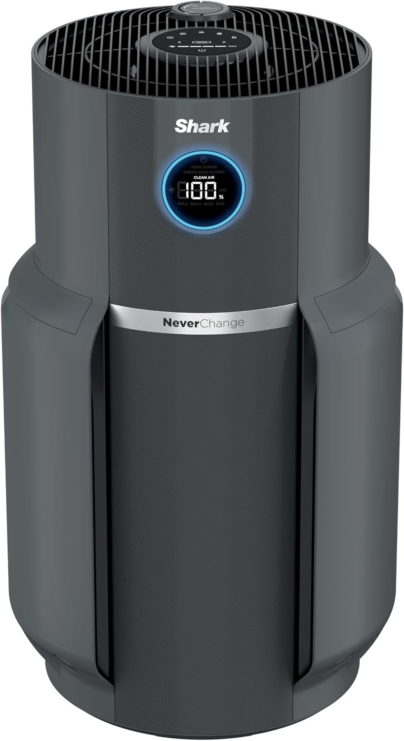 Shark NeverChange Air Purifier Max, HP301, Grey