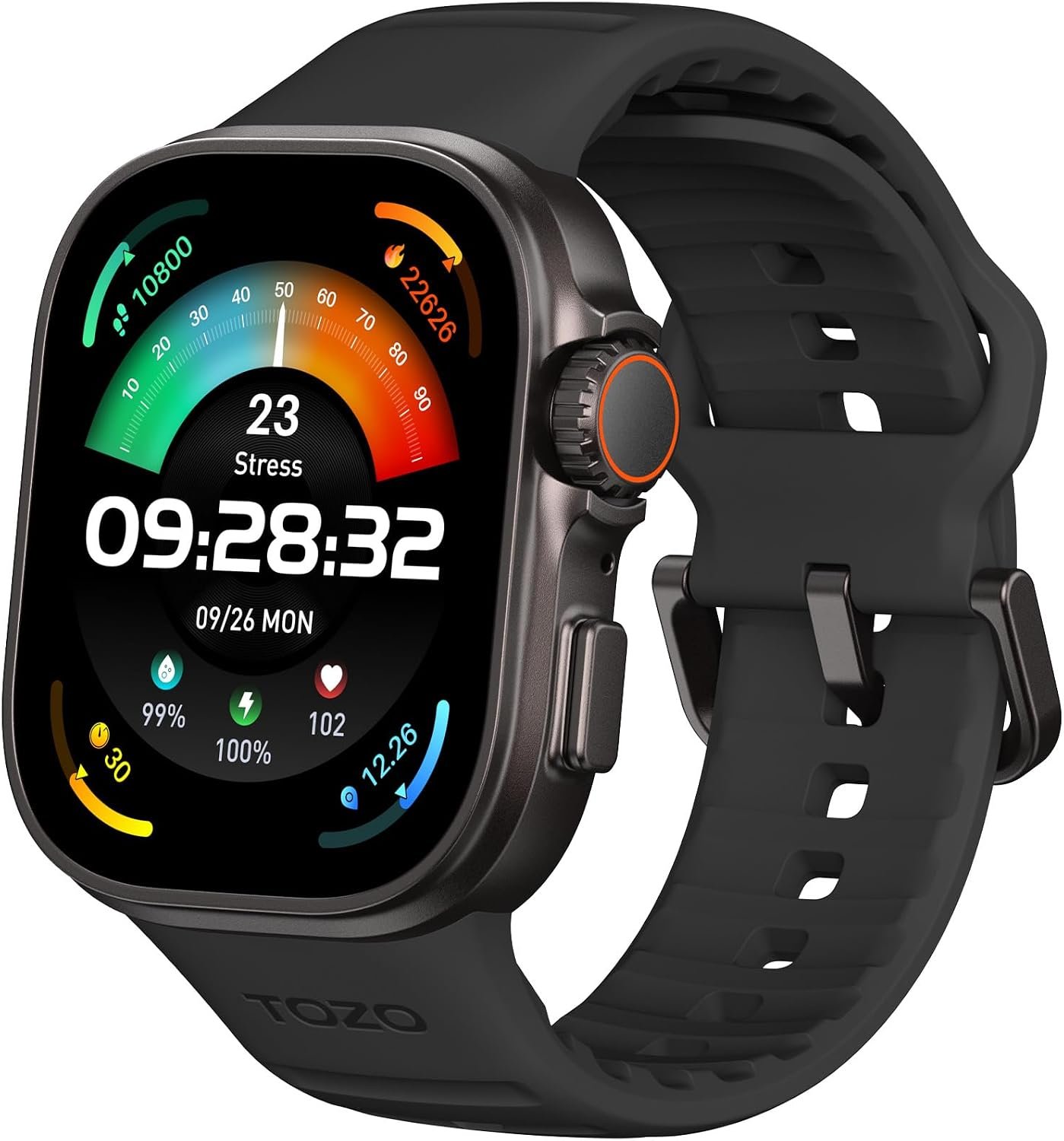 TOZO Watch 1 Smart Watch for Men Women, GPS Activity Fitness Tracker