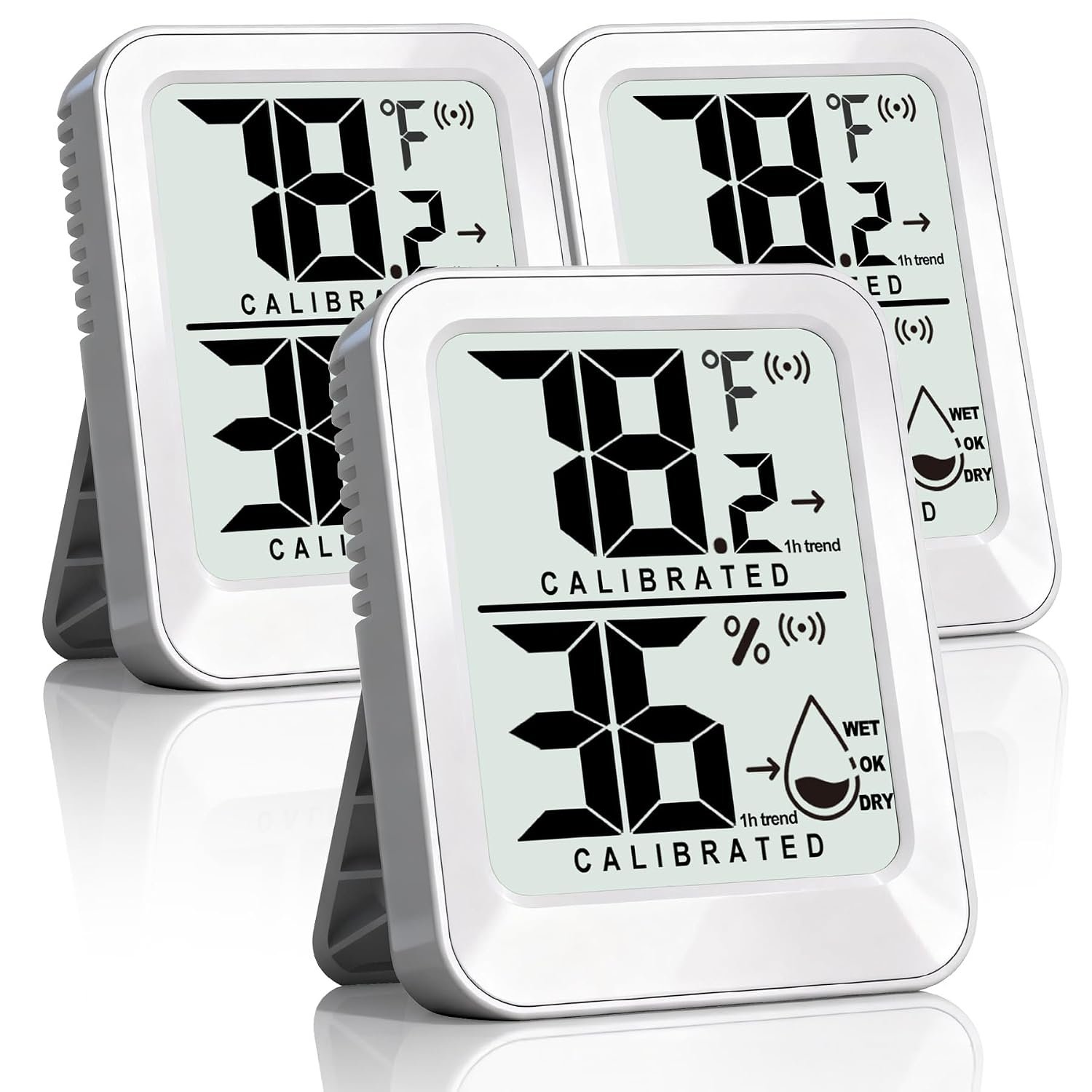 AyayaBoss 3 Pack Room Thermometer Indoor Hygrometer