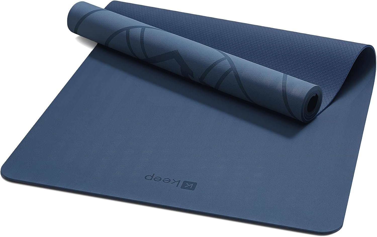 KEEP Extra Wide & Long Yoga Mat for Men, 79″x39″x7mm Thick, Non-Slip TPE Exercise Mat, High-Density Anti-Tear Fitness & Pilates Mat for Tall Users