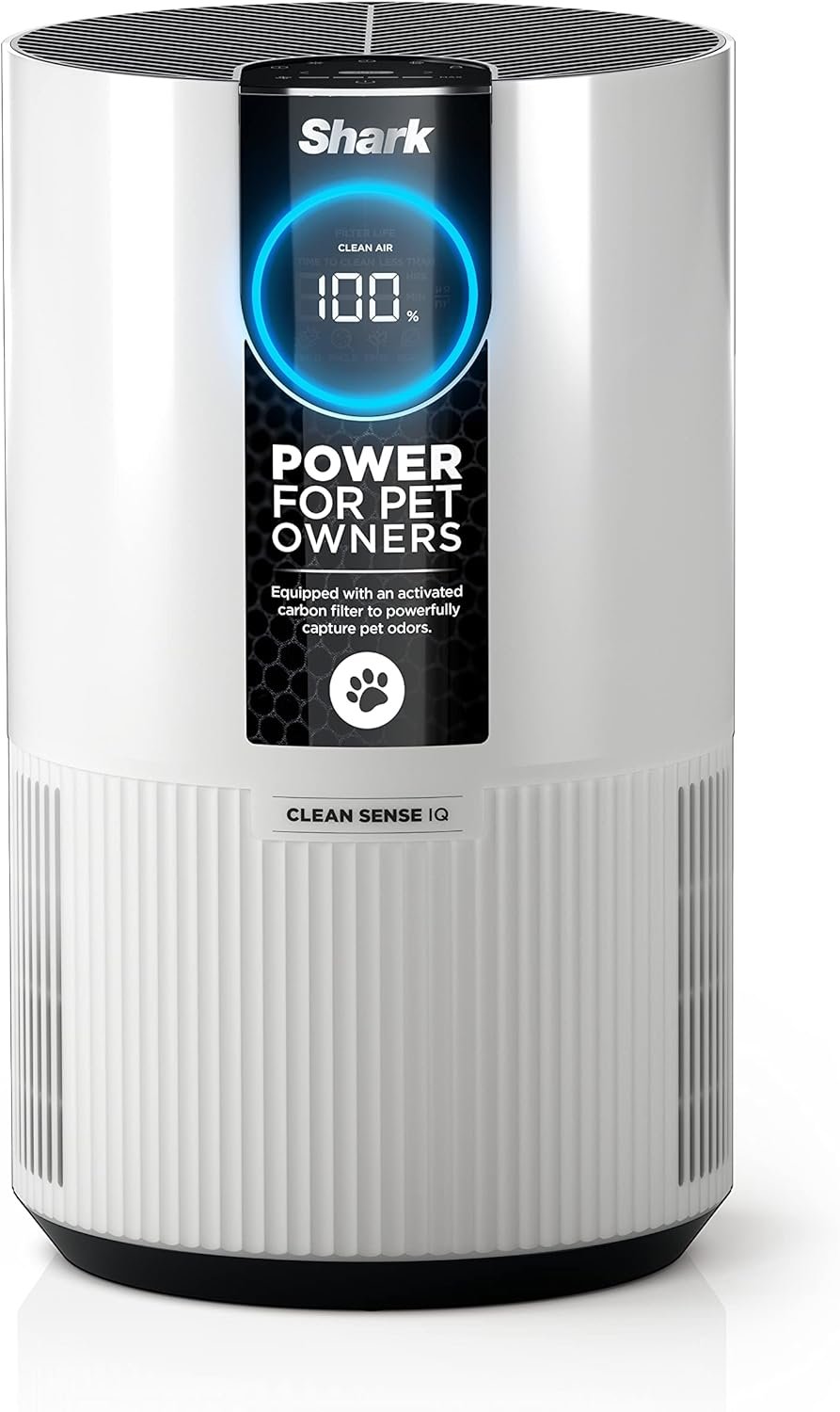 Shark Clean Sense Air Purifier with Pet Filter, HP102PET, White