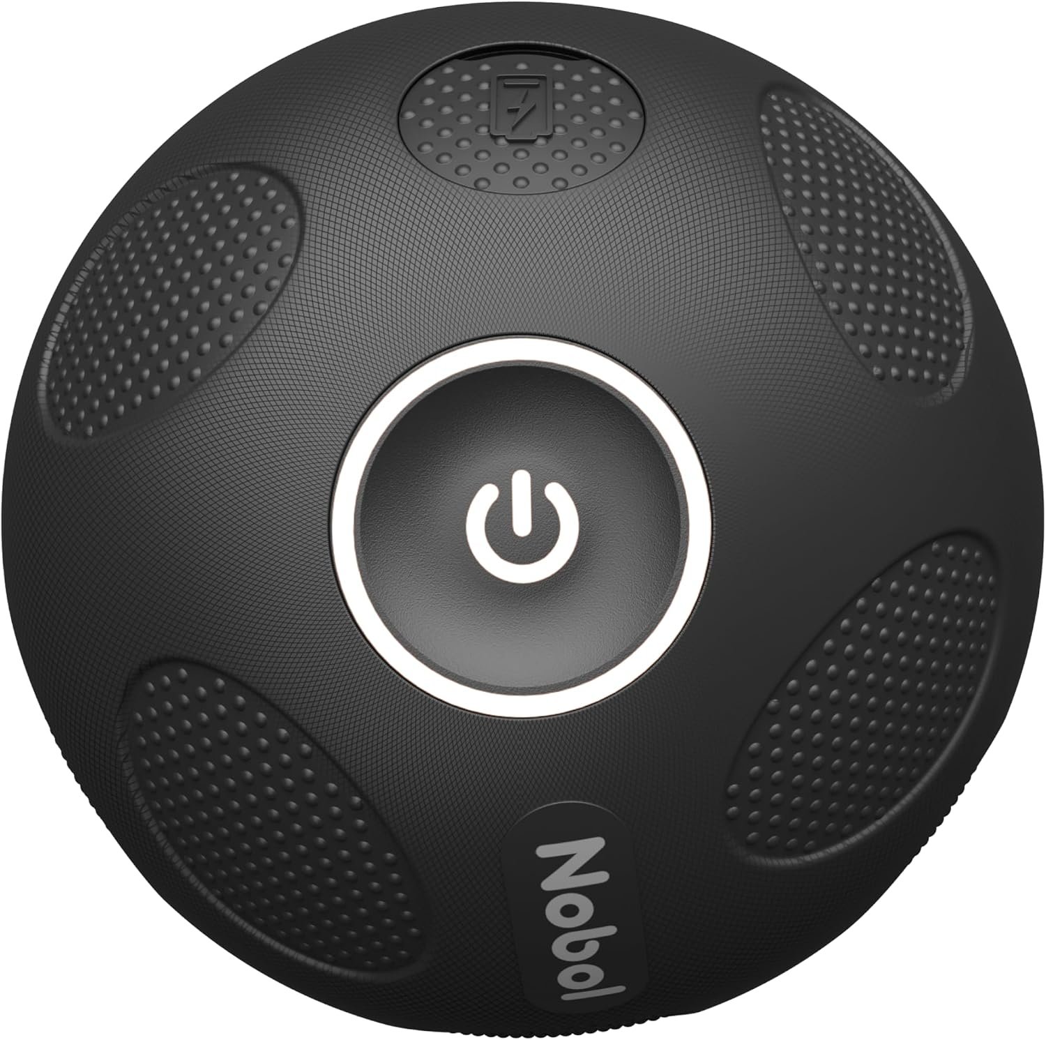 Nobol MyoSphere® Vibration Massage Ball Portable Muscle Recovery Tool Deep Tissue Vibration Rechargeable Massager – Space Black