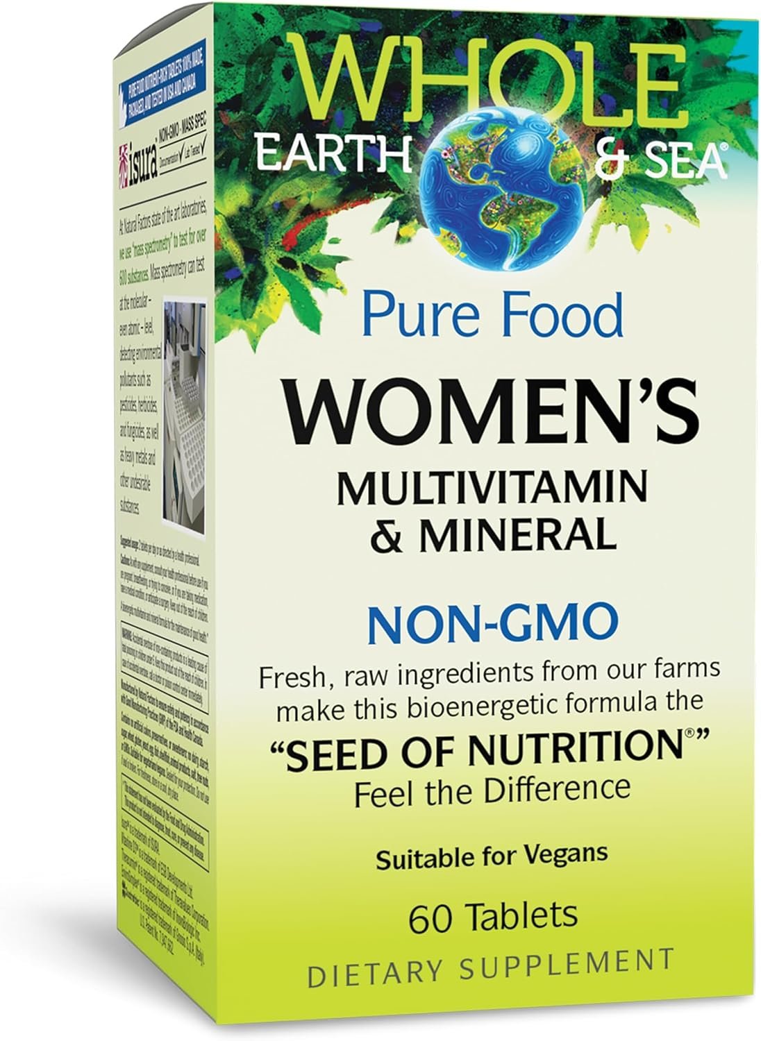 Whole Earth & Sea Women’s Multivitamin & Mineral, 60 Vegan Tablets