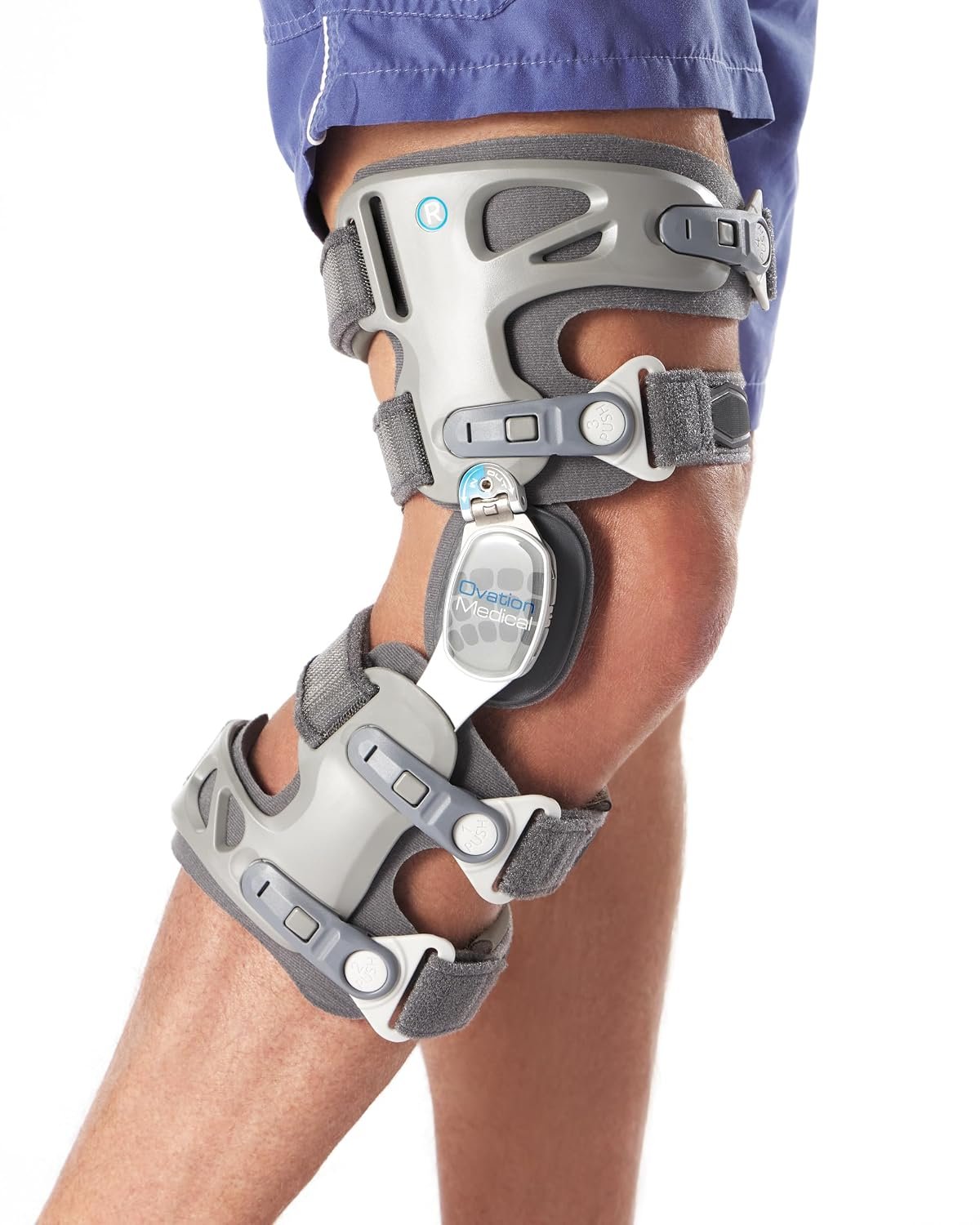Ovation Medical Game Changer Unloader Right Knee Brace – Lightweight, Low Profile OA Knee Brace for Arthritis Pain and Support – Premium Knee Support for Medial and Lateral Knee Pain (Right)