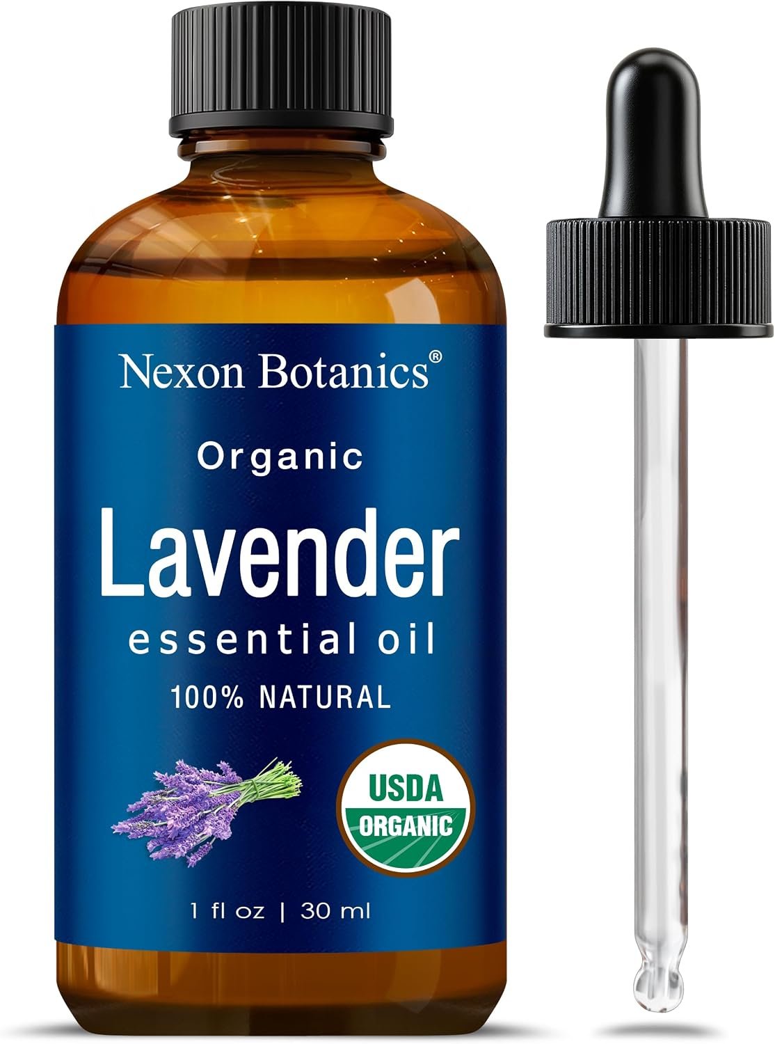 Organic Lavender Essential Oil 30 ml – 100% Natural & Hexane Free Formula