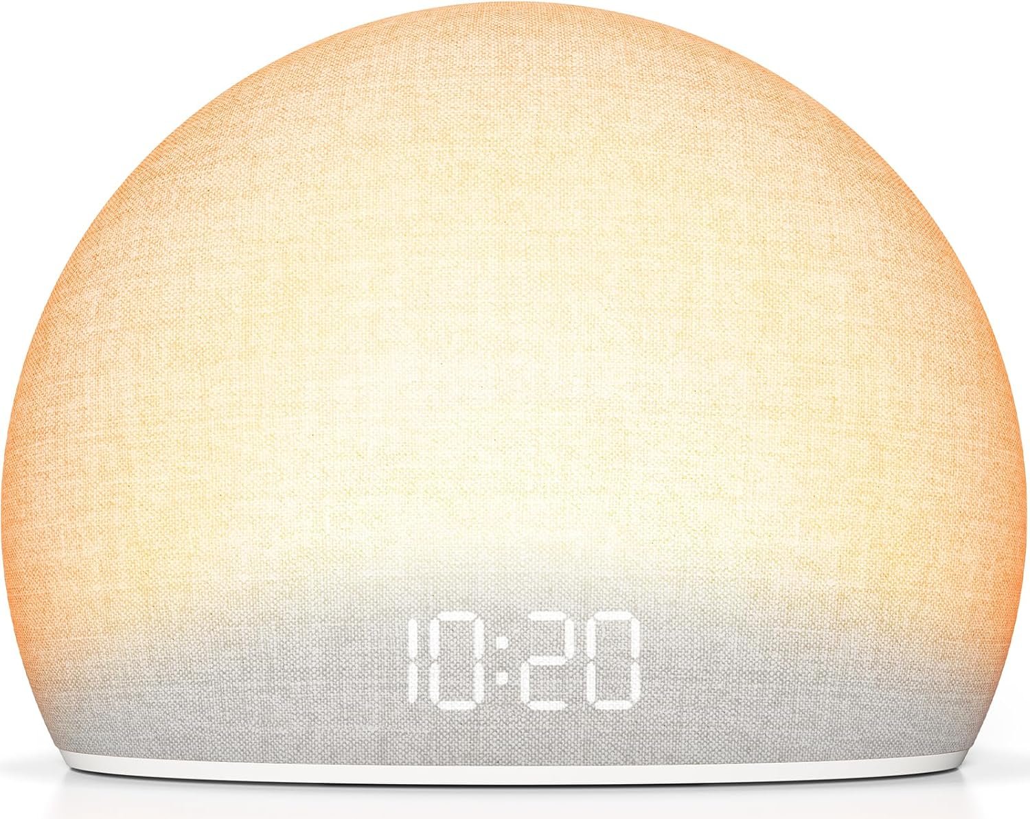 HOUSBAY Sunrise Alarm Clock with White Noise Sound Machine for Bedroom