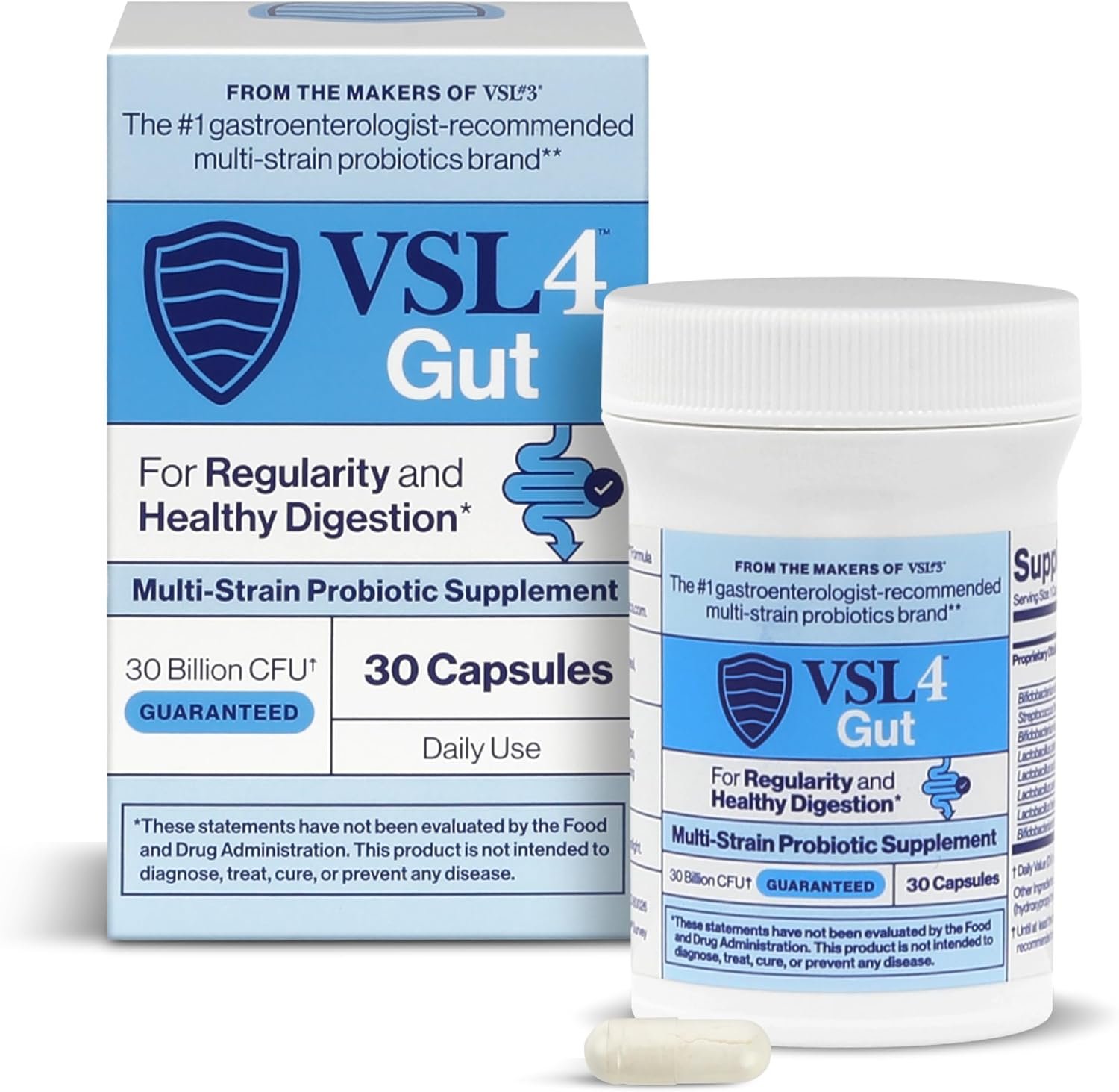 VSL4® Gut Probiotic for Digestive Health for Men & Women, 8 Strains