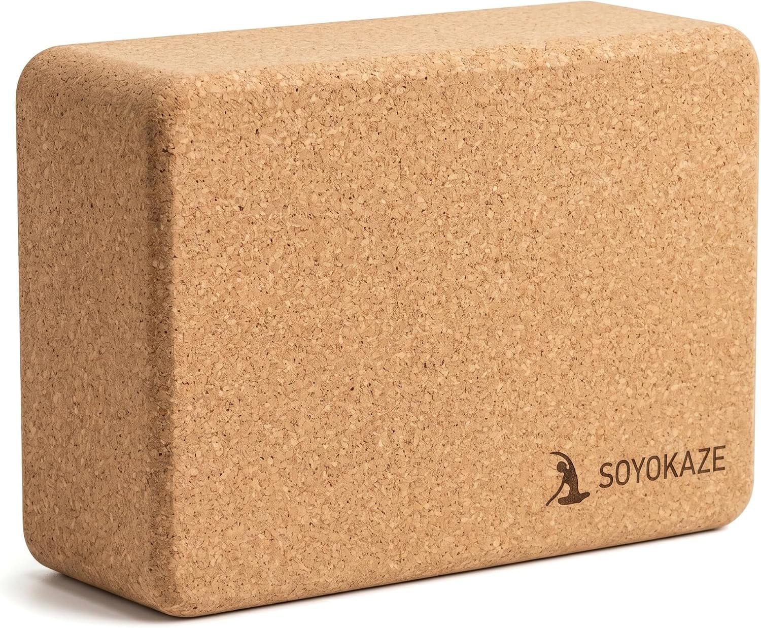 Cork Yoga Blocks,Natural Cork Soft Non-Slip Yoga Blocks for Women| Men