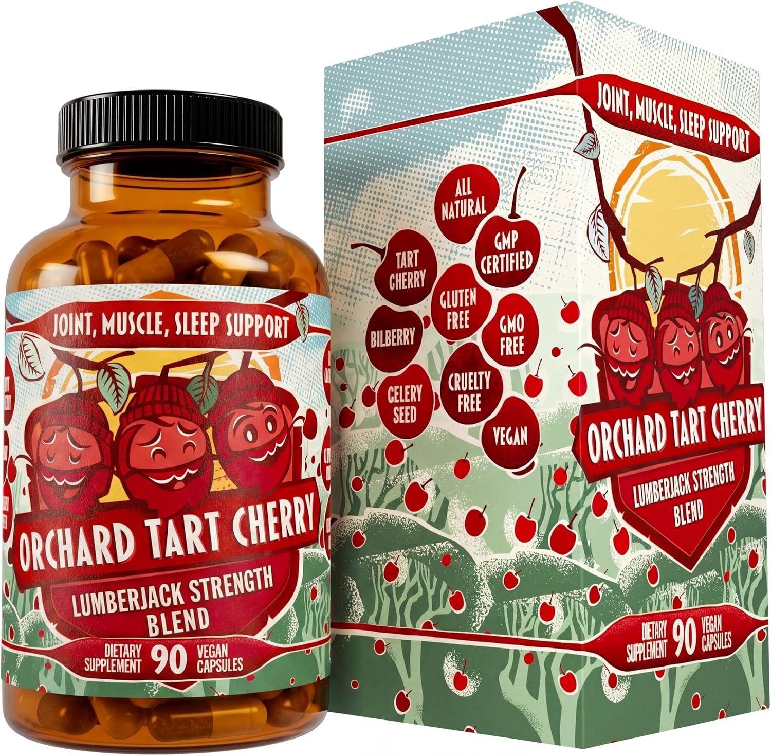 Orchard Tart Cherry – Grown in USA – Lumberjack Strength Blend
